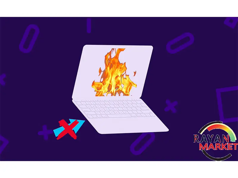 مشکل داغ شدن لپ تاپ