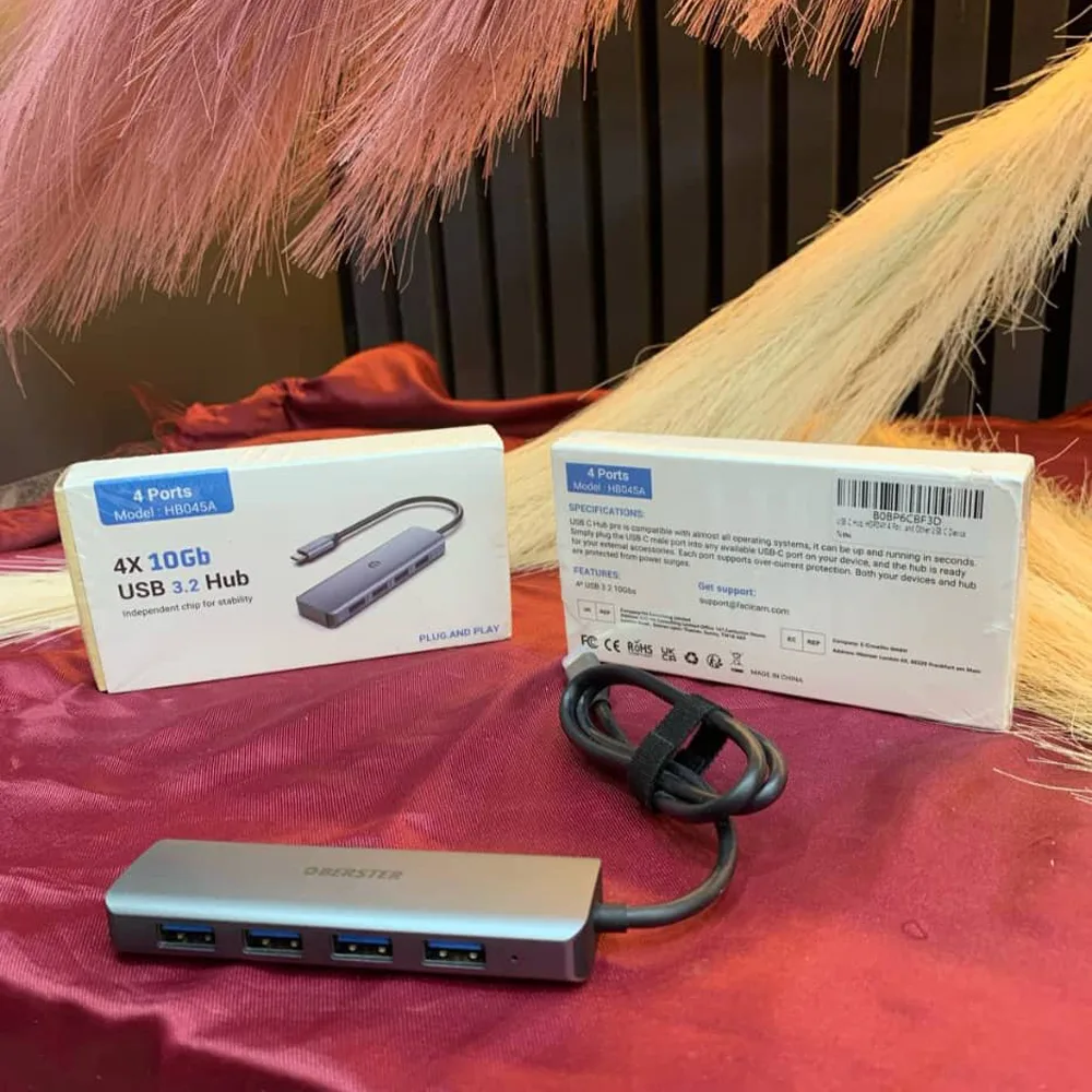 هاب 4 پورت USB-C مدل HB045A